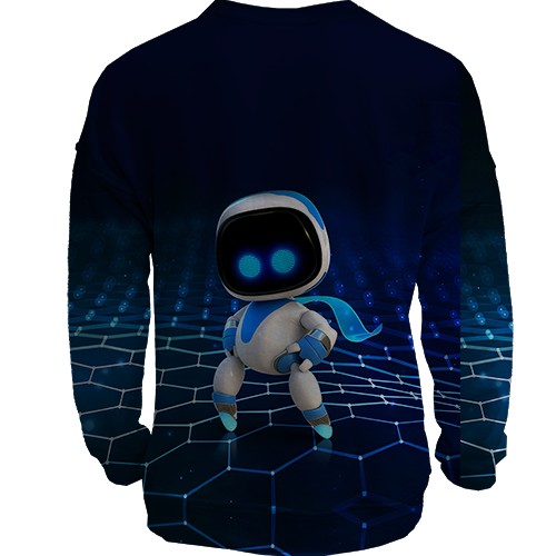 3D свитшот Astro Bot (вид сзади)