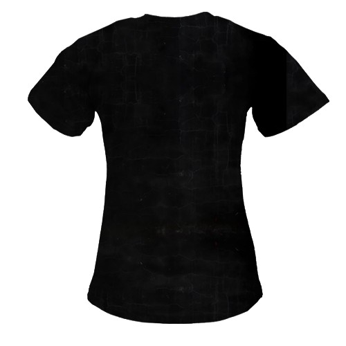 Женская 3D футболка Baldur`s Gate 3 (вид сзади)