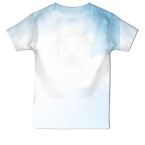 Детская 3D футболка Warframe (вид сзади)