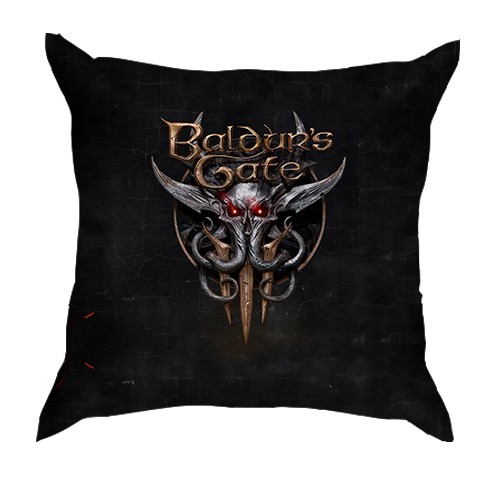 3D подушка Baldur`s Gate 3 (вид спереду)