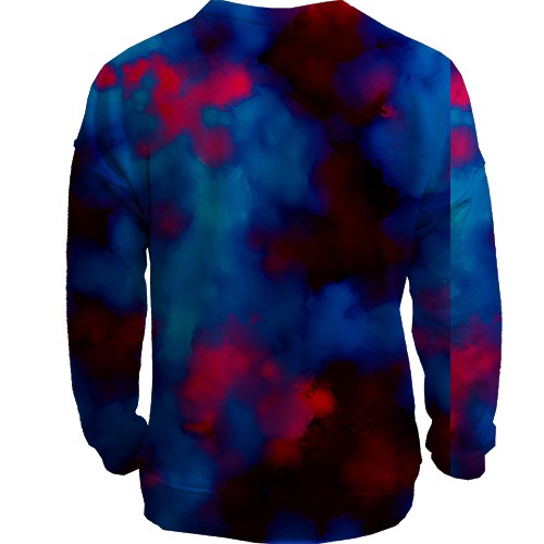 3D світшот SONIC EXE (вид ззаду)