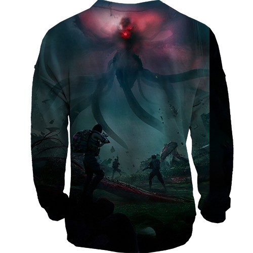 3D світшот Once Human (вид ззаду)