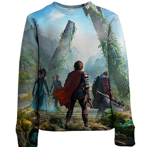 Детский 3D свитшот ArcheAge Chronicles (вид спереди)