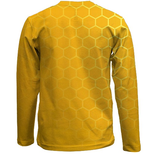 Детский 3D лонгслив Minecraft пчелы (вид сзади)