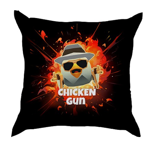 3D подушка Chicken Gun (вид спереду)