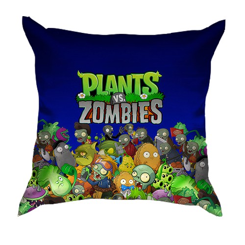3D подушка Plants vs zombies (вид спереду)