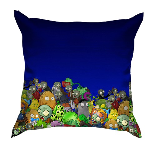3D подушка Plants vs zombies (вид ззаду)