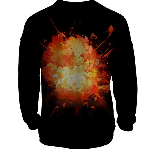 3D світшот Chicken Gun (вид ззаду)