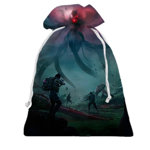 3D Подарунковий мішечок Once Human (вид ззаду)