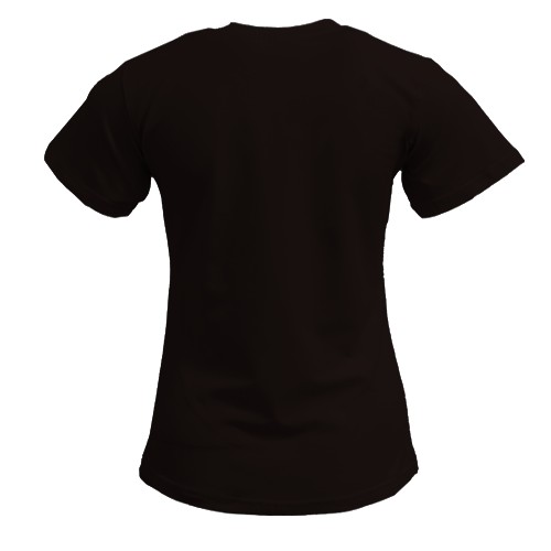 Жіноча 3D футболка з Пікачу - рокером (вид ззаду)