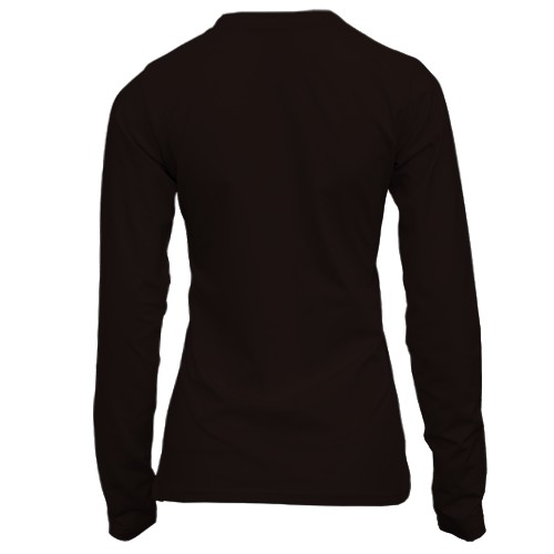 Женский 3D лонгслив с Пикачу - рокером (вид сзади)