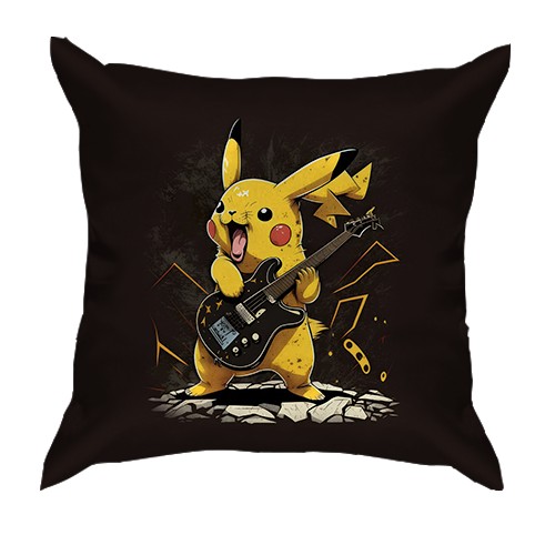 3D подушка з Пікачу - рокером (вид спереду)