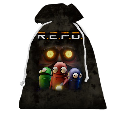3D Подарочный мешочек R.E.P.O. (вид спереди)