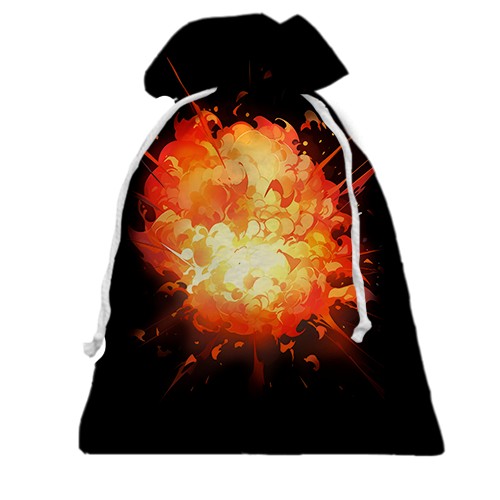 3D Подарунковий мішечок Chicken Gun (вид ззаду)