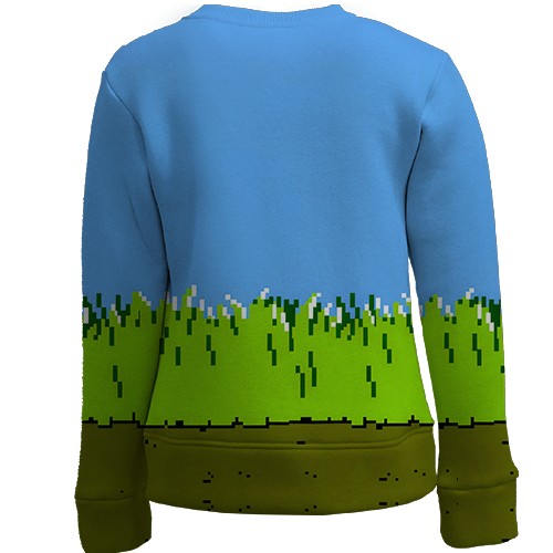 Детский 3D свитшот Duck Hunt (вид сзади)