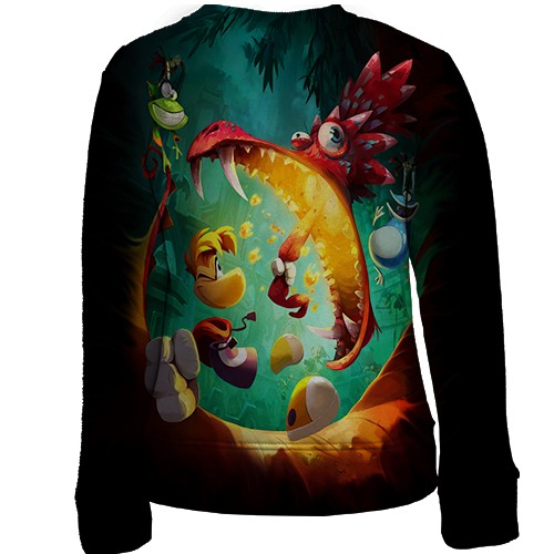 Детский 3D свитшот Rayman Legend (вид сзади)