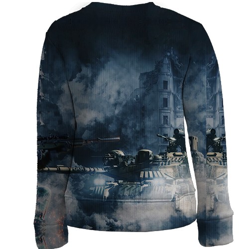 Детский 3D свитшот Battlefield VI (вид сзади)