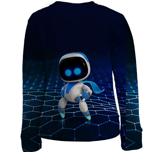 Дитячий 3D світшот Astro Bot (вид ззаду)