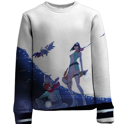 Детский 3D свитшот Digimon Story Time Stranger (вид спереди)