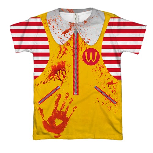 3D футболка Рональд Макдональд (вид спереди)