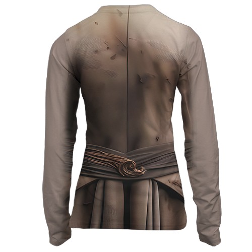 Женский 3D лонгслив Пират (вид сзади)