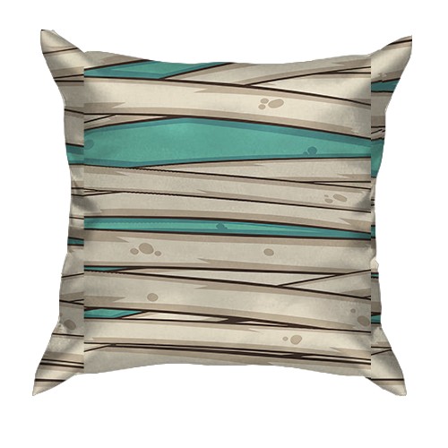 3D подушка Мумія у бинтах (вид ззаду)