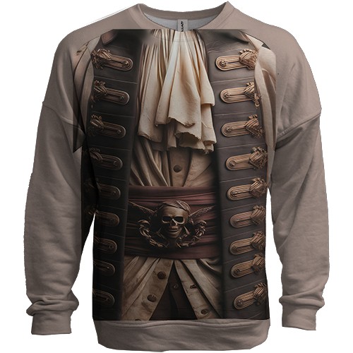 3D світшот Пірат (вид спереду)