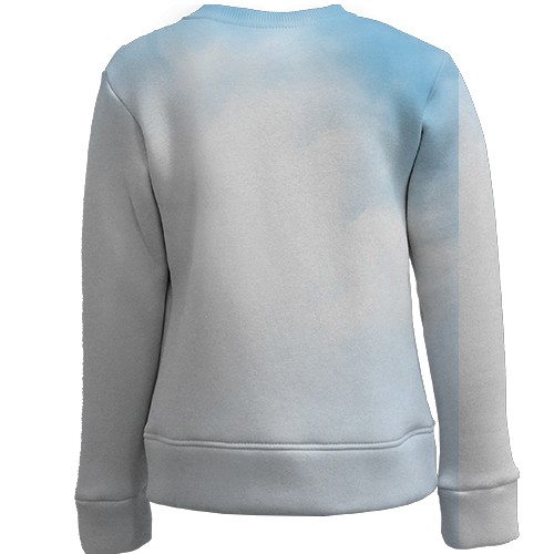 Детский 3D свитшот Warframe (вид сзади)