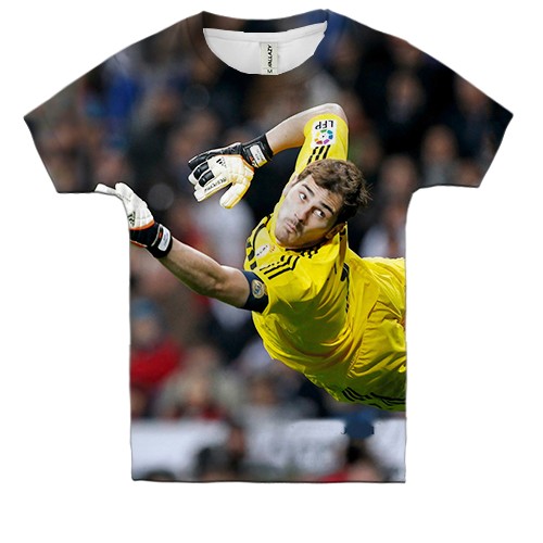 Дитяча 3D футболка Ікер Касільяс (2) (вид спереду)