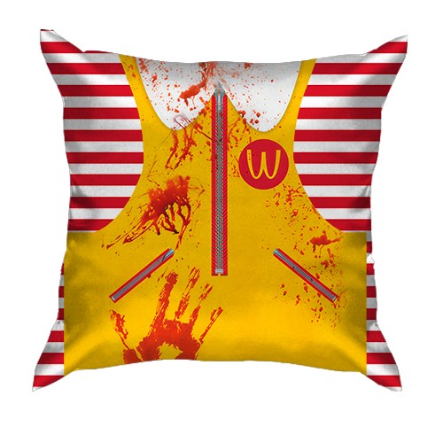 3D подушка Рональд Макдональд (вид спереди)