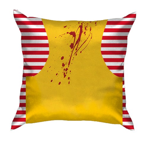 3D подушка Рональд Макдональд (вид сзади)