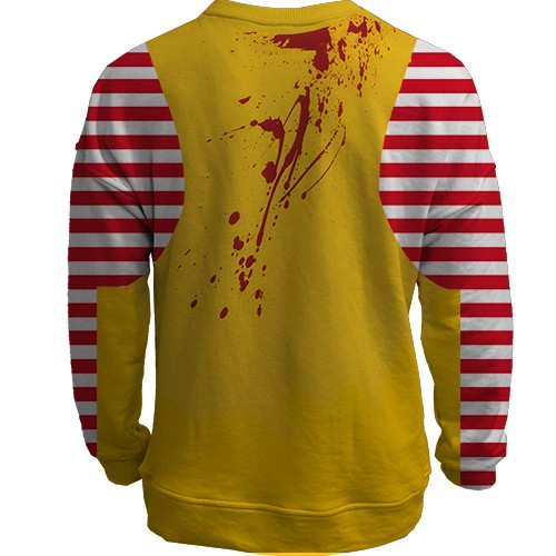 3D свитшот Рональд Макдональд (вид сзади)