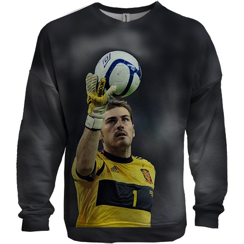 3D свитшот Икер Касильяс (вид спереди)