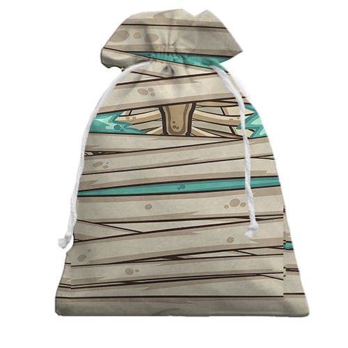 3D Подарунковий мішечок Мумія у бинтах (вид спереду)