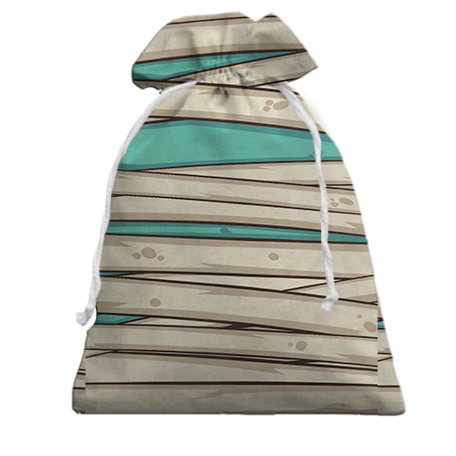 3D Подарунковий мішечок Мумія у бинтах (вид ззаду)