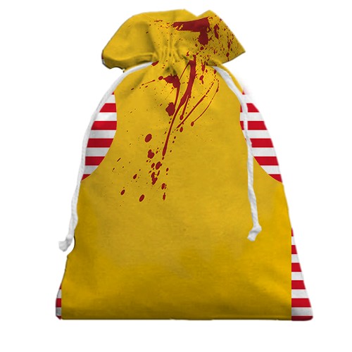 3D Подарочный мешочек Рональд Макдональд (вид сзади)