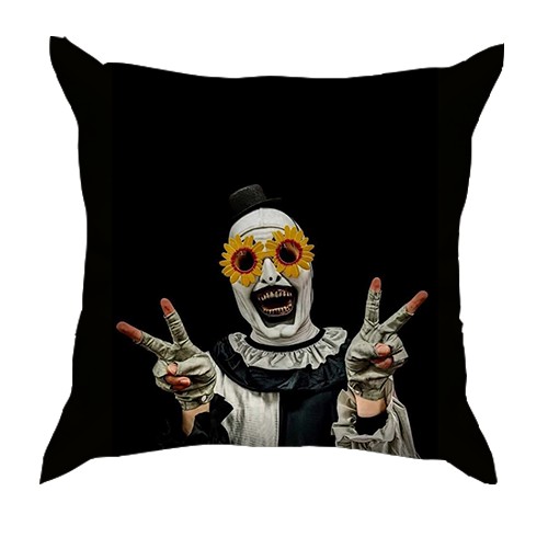 3D подушка Арт - Ужасающий (вид спереди)