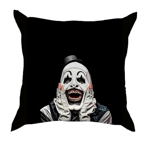 3D подушка Арт - Ужасающий (вид сзади)