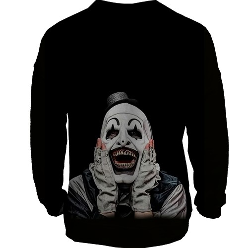 3D свитшот Арт - Ужасающий (вид сзади)