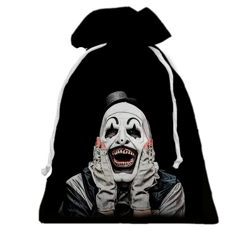 3D Подарочный мешочек Арт - Ужасающий (вид сзади)