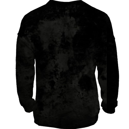 3D світшот Скелет виглядає (вид ззаду)