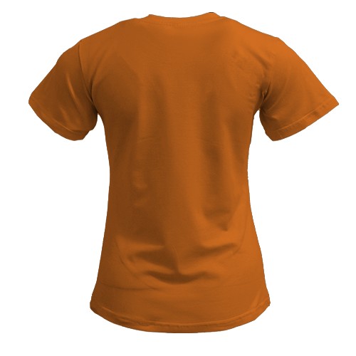 Женская 3D футболка Аниме девушка, Хэллоуин (вид сзади)