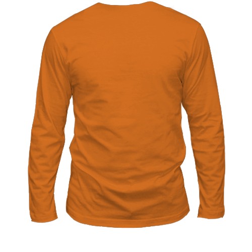 Мужской 3D лонгслив Аниме девушка, Хэллоуин (вид сзади)