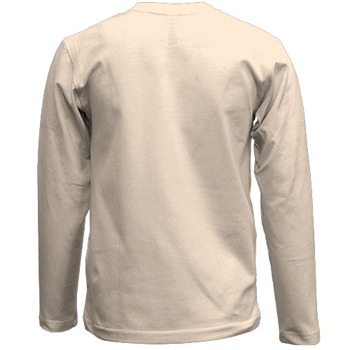 Дитячий 3D лонгслів Милий котик, Хелловін (вид ззаду)