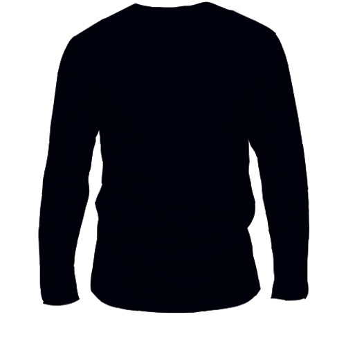 Мужской 3D лонгслив с лошадью 2026 (вид сзади)