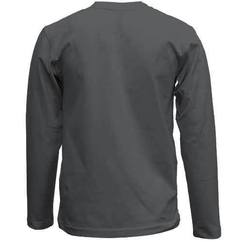 Детский 3D лонгслив с Золотогривой лошадью (вид сзади)