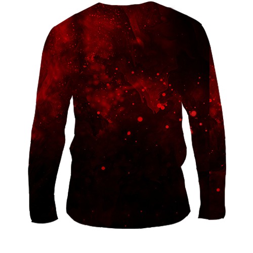 Чоловічий 3D лонгслів Astralis (вид ззаду)