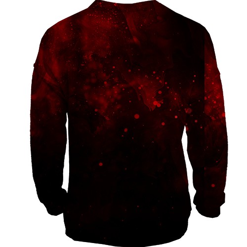 3D свитшот Astralis (вид сзади)