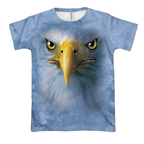 3D футболка с орлом (2) (вид спереди)