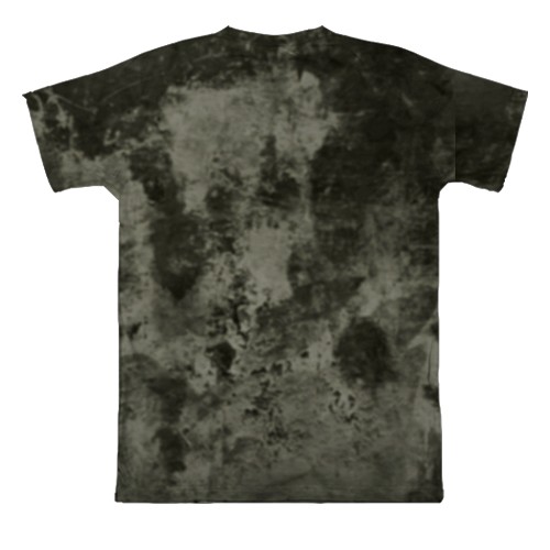 3D футболка з мордою носорога (вид ззаду)